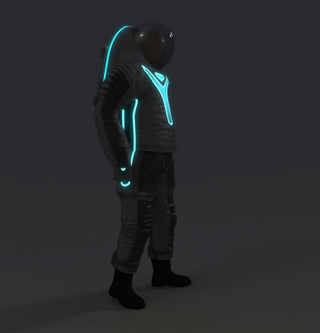 Illustration for article titled NASA reveals its next generation Tron spacesuit
